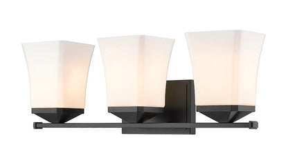 Z-Lite Darcy Vanity 3-Light Matte Black | Lighting House Orillia