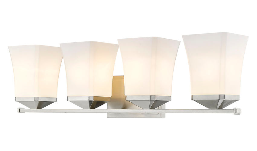Z-Lite Darcy Vanity 4-Light Brushed Nickel | Lighting House Orillia