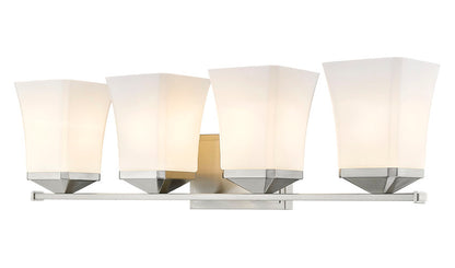 Z-Lite Darcy Vanity 4-Light Brushed Nickel | Lighting House Orillia