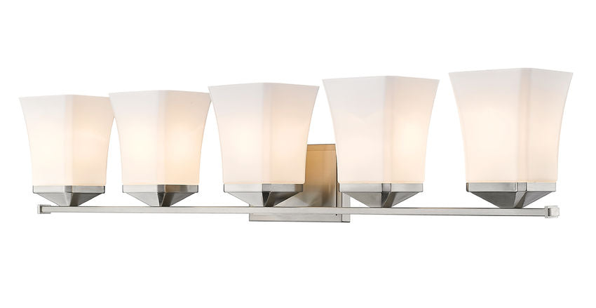 Z-Lite Darcy Vanity 5-Light Brushed Nickel | Lighting House Orillia