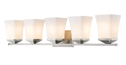 Z-Lite Darcy Vanity 5-Light Brushed Nickel | Lighting House Orillia