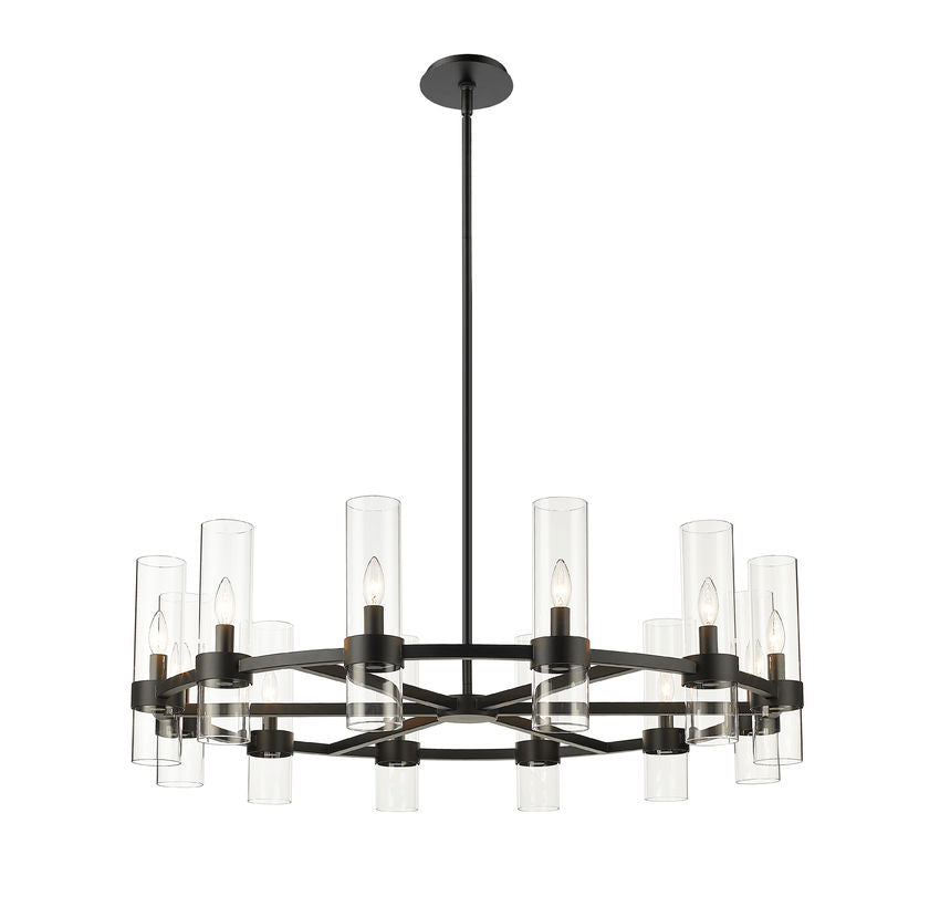 Z-Lite Datus Chandelier Dining Room Interior Lifestyle | Lighting House Orillia