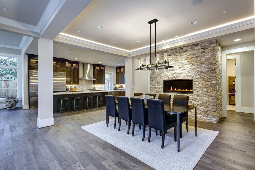 Z-Lite Datus Linear Chandelier, Matte Black, Interior Lifestyle | Lighting House Orillia