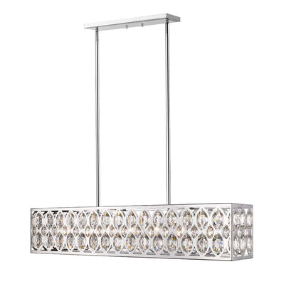 Z-Lite Dealey Linear Chandelier Chrome | Lighting House Orillia