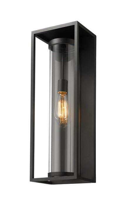 Z-Lite Dunbroch Outdoor Wall Sconce Large Black
