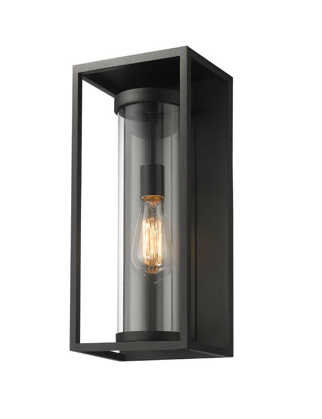 Z-Lite Dunbroch Outdoor Wall Sconce Medium Black