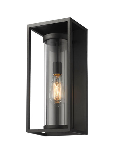 Z-Lite Dunbroch Outdoor Wall Sconce Medium Black