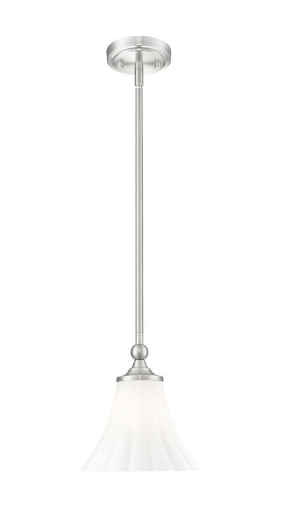 Z-Lite Pendant Fleur 8 inch Brushed Nickel - Lighting House Orillia