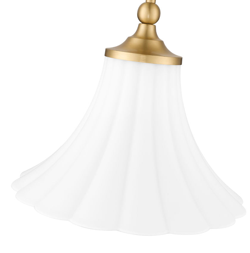 Z-Lite Fleur Pendant Gold Detail - Lighting House Orillia