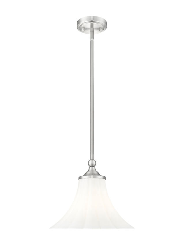 Z-Lite Pendant Fleur 12 inch Brushed Nickel - Lighting House Orillia