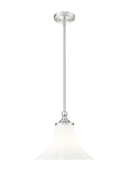 Z-Lite Pendant Fleur 12 inch Brushed Nickel - Lighting House Orillia