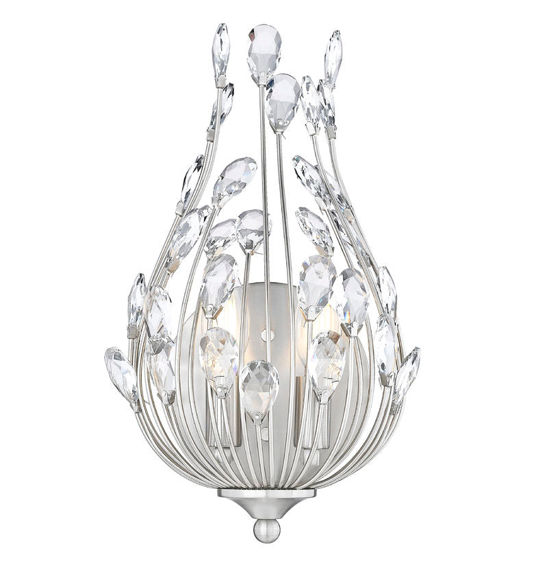 Z-Lite Wall Sconce Gabriella Brushed Nickel - Lighting House Orillia