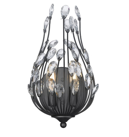 Z-Lite Wall Sconce Gabriella Matte Black - Lighting House Orillia