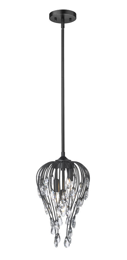 Z-Lite Pendant Gabriella 9 inch Matte Black - Lighting House Orillia