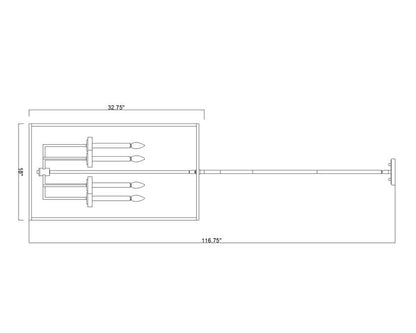Z-Lite Gaultier Chandelier Dimensions