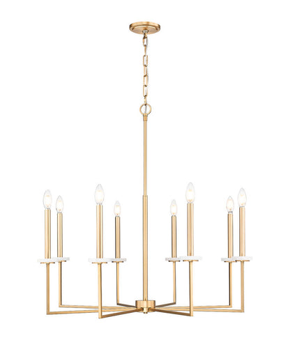 Z-Lite Gaultier Chandelier 8-Light Modern Gold