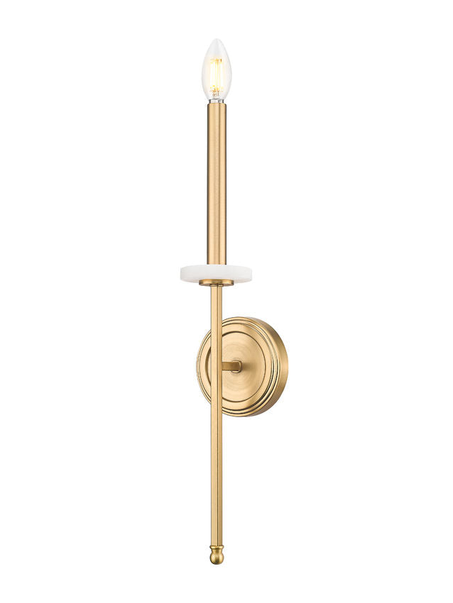 Z-Lite Gaultier Wall Sconce 1-Light Modern Gold