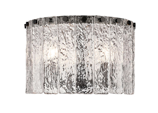 Z-Lite Glacier Flush Mount 3-Light Matte Black | Lighting House Orillia