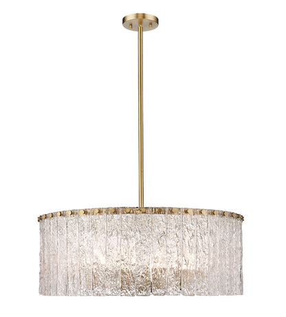 Z-Lite Glacier Pendant 10-Light Modern Gold