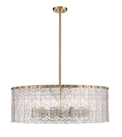 Z-Lite Glacier Pendant 12-Light Modern Gold