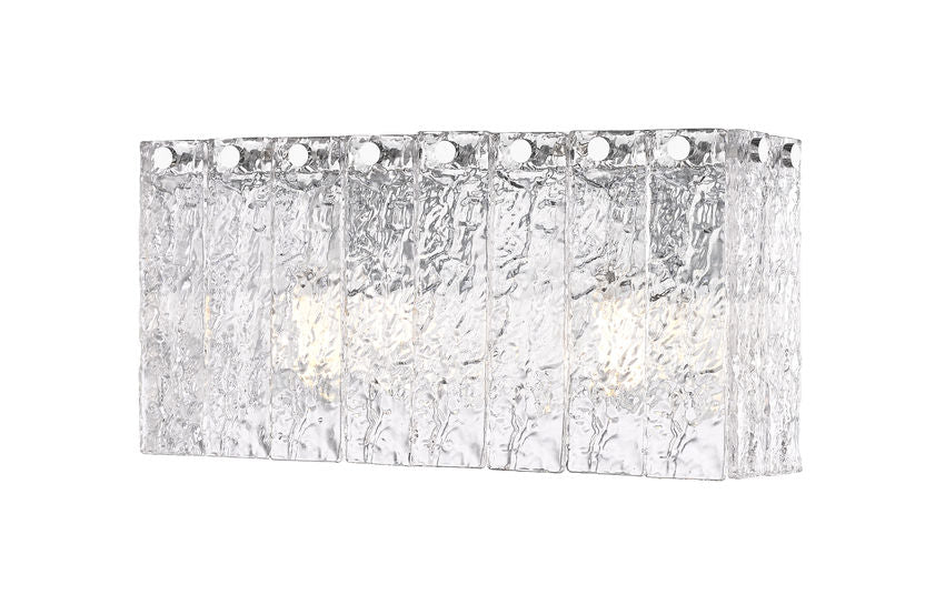 Z-Lite Glacier Vanity Light 2-Light Chrome