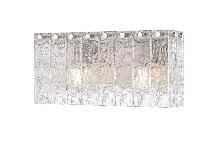 Z-Lite Glacier Vanity Light 2-Light Brushed Nickel | Lighting House Orillia