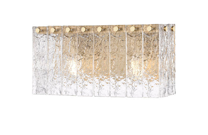 Z-Lite Glacier Vanity Light 2-Light Modern Gold