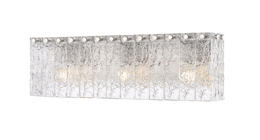 Z-Lite Glacier Vanity Light 3-Light Brushed Nickel