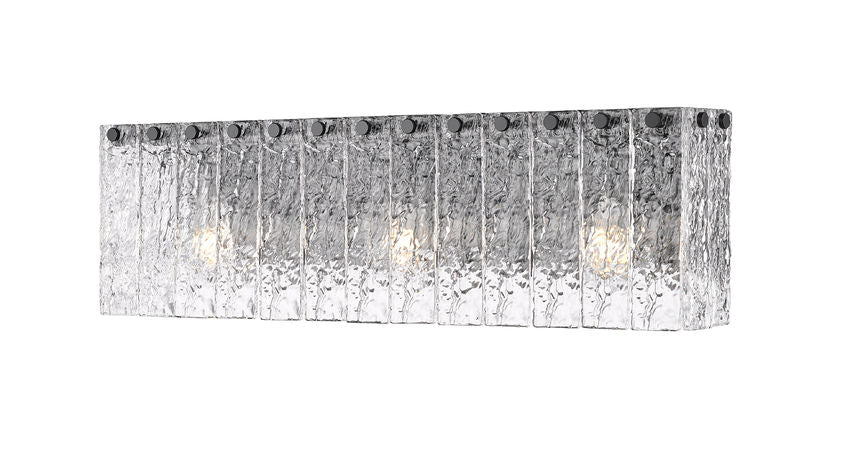 Z-Lite Glacier Vanity Light 3-Light Matte Black