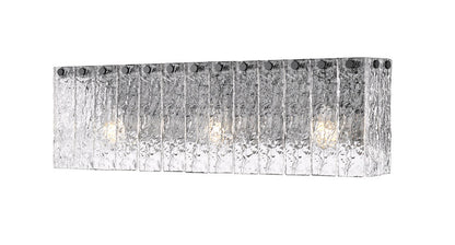 Z-Lite Glacier Vanity Light 3-Light Matte Black
