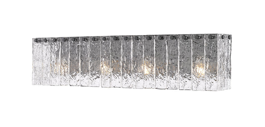 Z-Lite Glacier Vanity Light 4-Light Matte Black