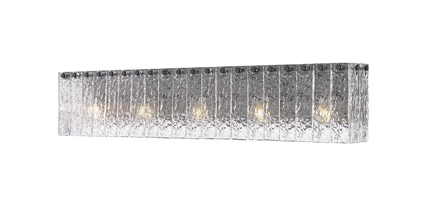 Z-Lite Glacier Vanity Light 5-Light Matte Black