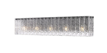 Z-Lite Glacier Vanity Light 5-Light Matte Black