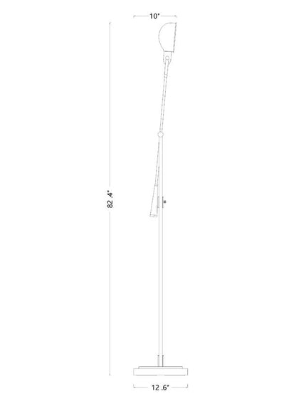 Z-Lite Grammercy Park Floor Lamp Dimensions | Lighting House Orillia