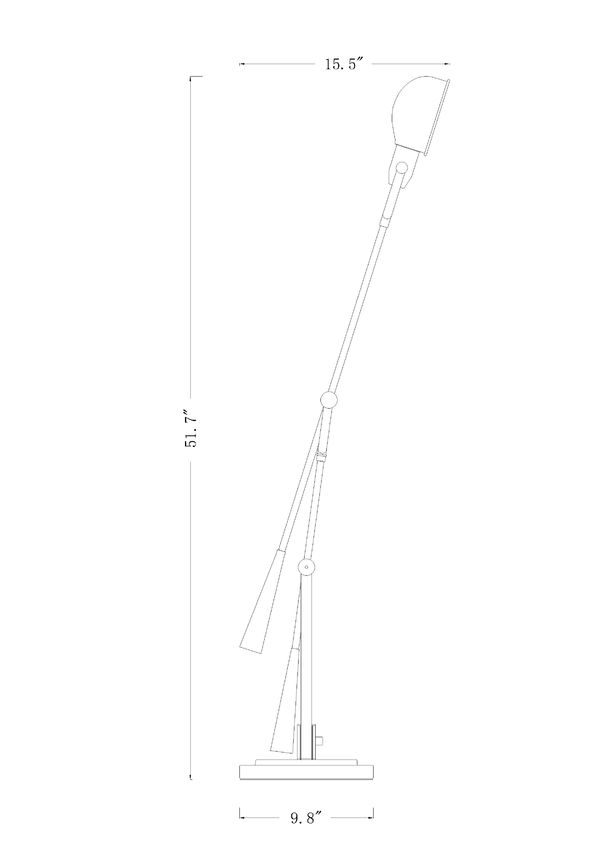 Z-Lite Grammercy Park Table Lamp Dimensions | Lighting House Orillia