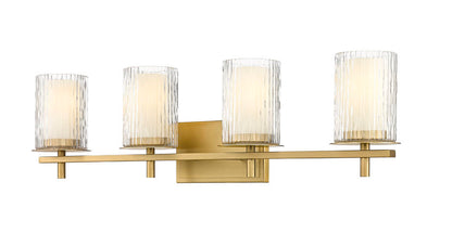 Z-Lite Grayson Vanity Light 4-Light Modern Gold
