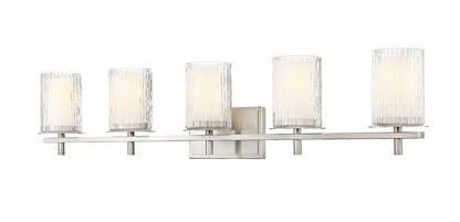 Z-Lite Grayson Vanity Light 5-Light Brushed Nickel