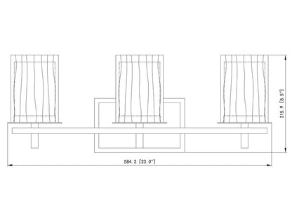 Z-Lite Grayson Vanity Light Dimensions