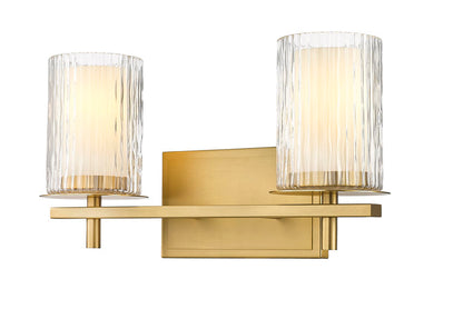 Z-Lite Grayson Vanity Light 2-Light Modern Gold