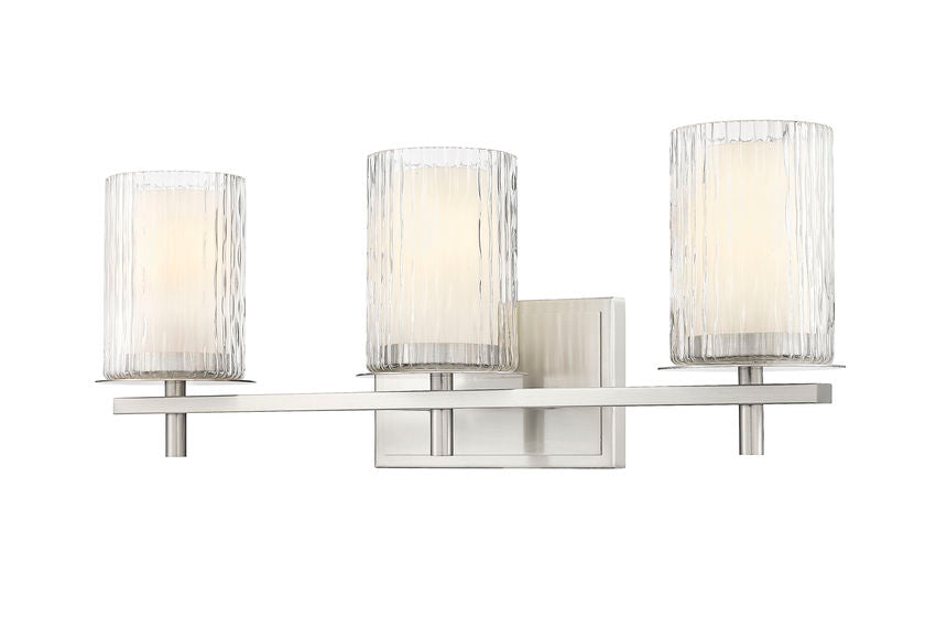 Z-Lite Grayson Vanity Light 3-Light Brushed Nickel