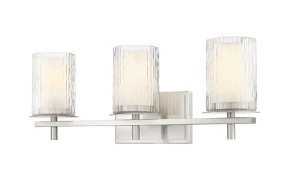 Z-Lite Grayson Vanity Light 3-Light Brushed Nickel