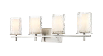 Z-Lite Grayson Vanity Light 4-Light Brushed Nickel