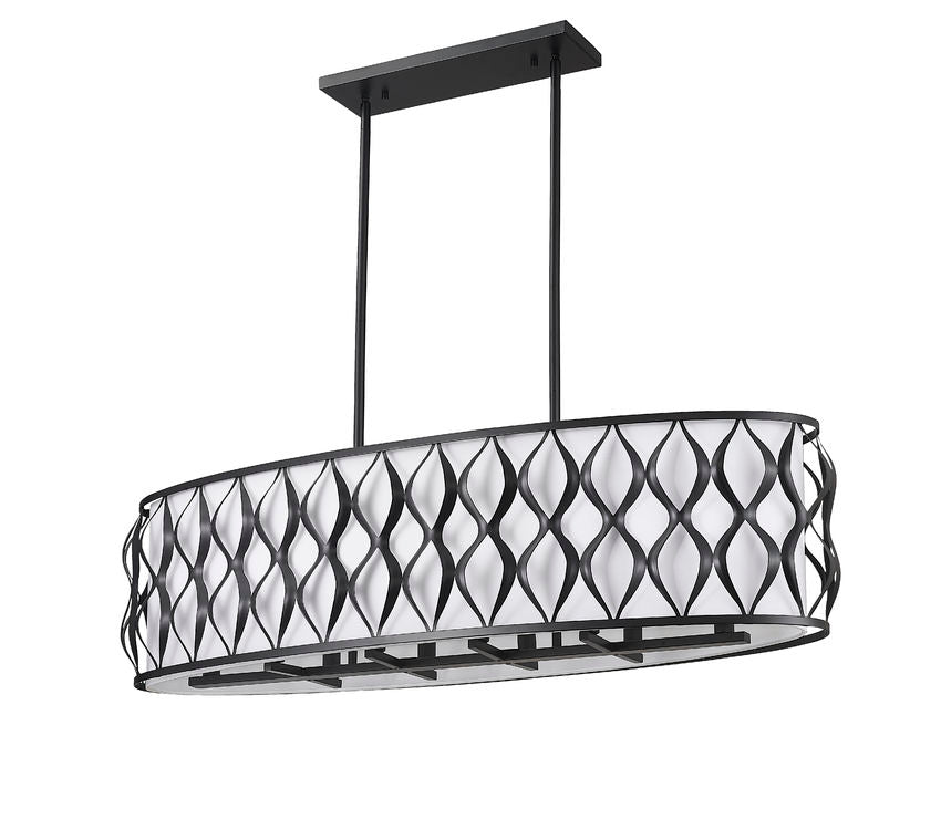 Z-Lite Harden Linear Chandelier Night Lighting | Lighting House Orillia