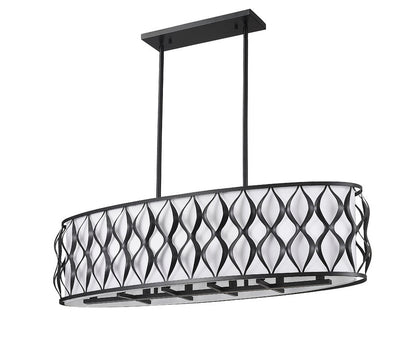 Z-Lite Harden Linear Chandelier Night Lighting | Lighting House Orillia
