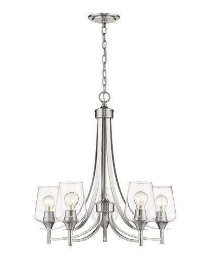 Z-Lite Joliet Chandelier Brushed Nickel | Lighting House Orillia