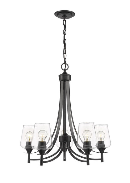 Z-Lite Joliet Chandelier Matte Black