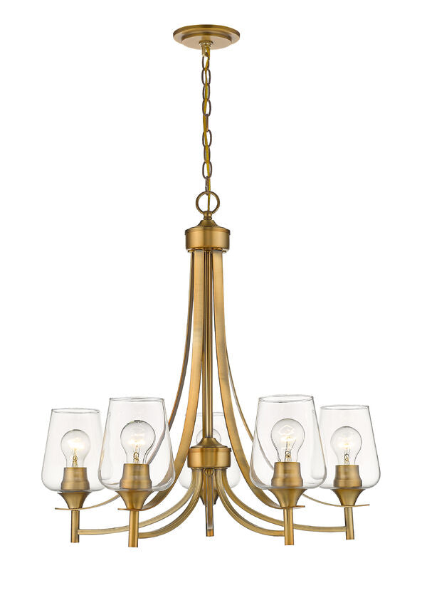 Z-Lite Joliet Chandelier Olde Brass