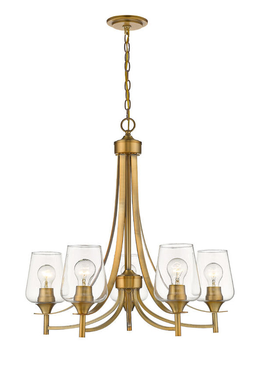 Z-Lite Joliet Chandelier Olde Brass