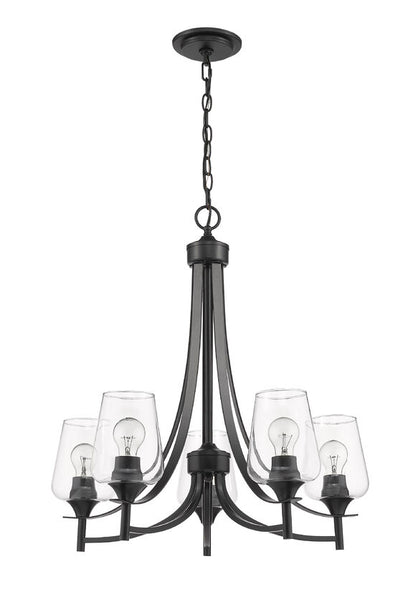 Z-Lite Joliet Chandelier Night Lighting