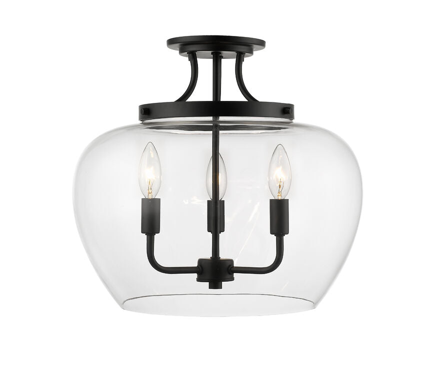 Z-Lite Joliet Semi-Flush Mount Kitchen Interior Lifestyle
